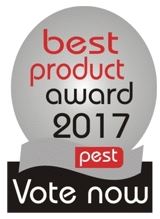Best Product Award 2017 from Pest Magazine